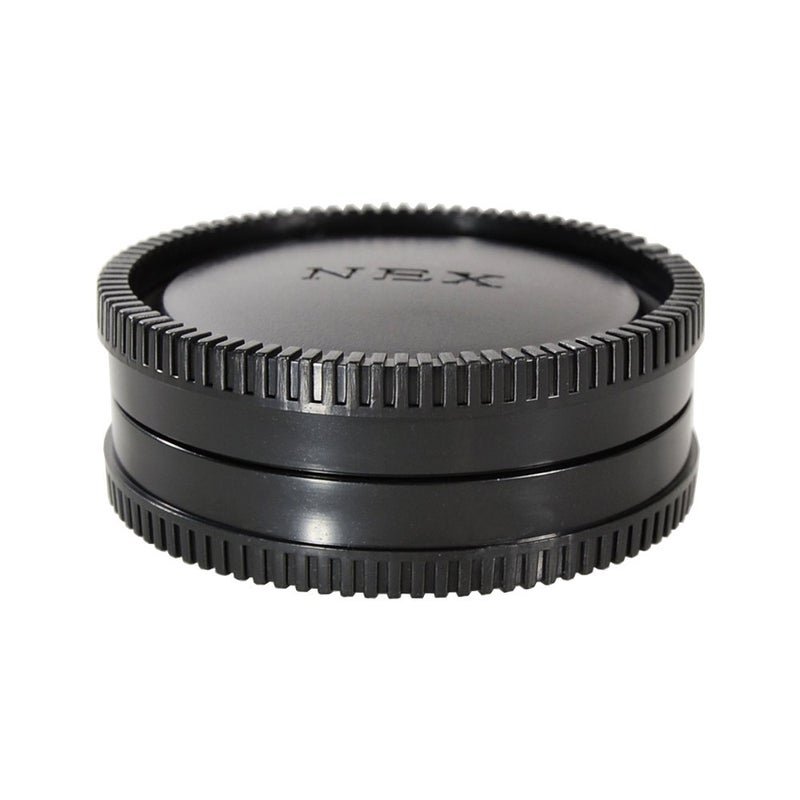 CamDesign Body Cap & Camera Rear Len Cover Set Compatible with Sony E-Mount NEX Cameras A7II,III A7R III A9 A7 A7R A7S A6500 A6300 A6000 A55 A65 A77 A99 A900 A700 A580 A560 NEX-7 NEX-6 NEX-5T NEX-5R - Image 4